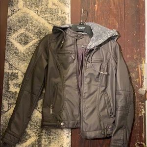 J2 vegan leather jacket